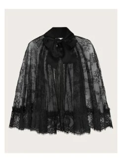 Monsoon Luana Lace Cape -Modish Muse VO5U7 SQ4 0000000004 BLACK MDd
