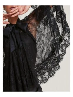 Monsoon Luana Lace Cape -Modish Muse VO5U7 SQ5 0000000004 BLACK MDd1