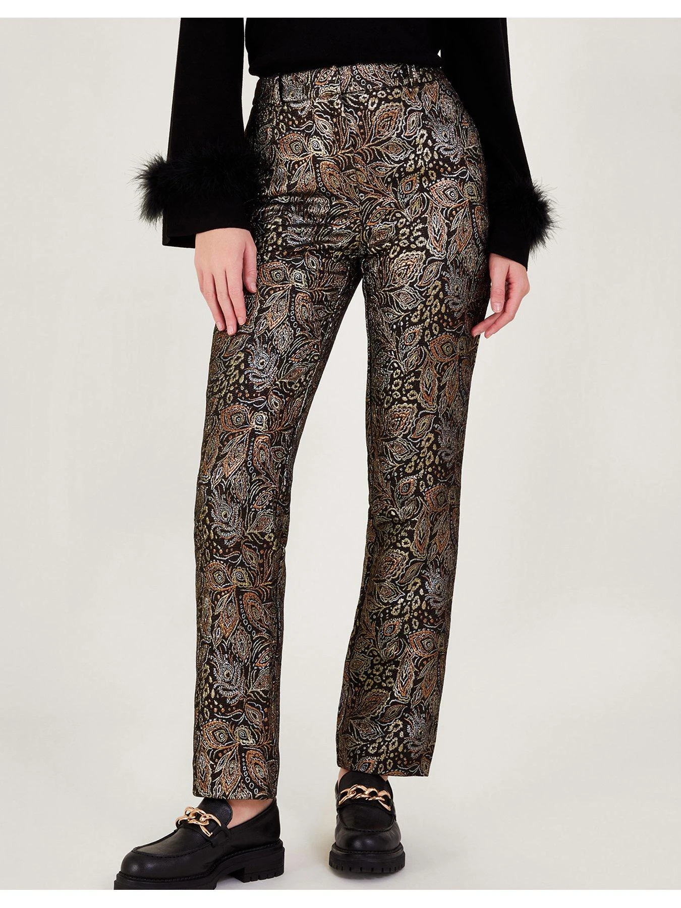 Monsoon Joni Jacquard Trousers 3 Monsoon Joni Jacquard Trousers