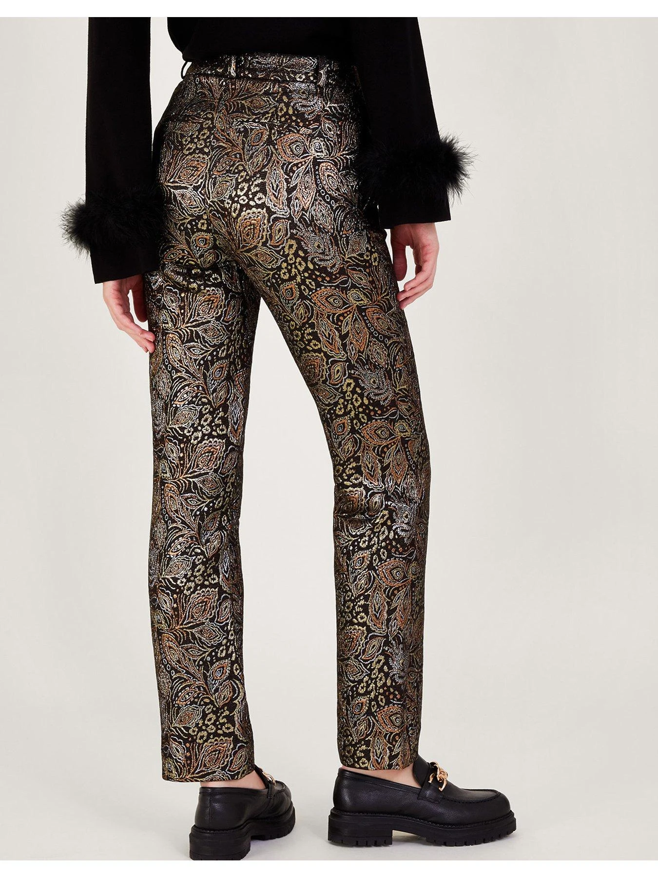 Monsoon Joni Jacquard Trousers 4 Monsoon Joni Jacquard Trousers - Image 2