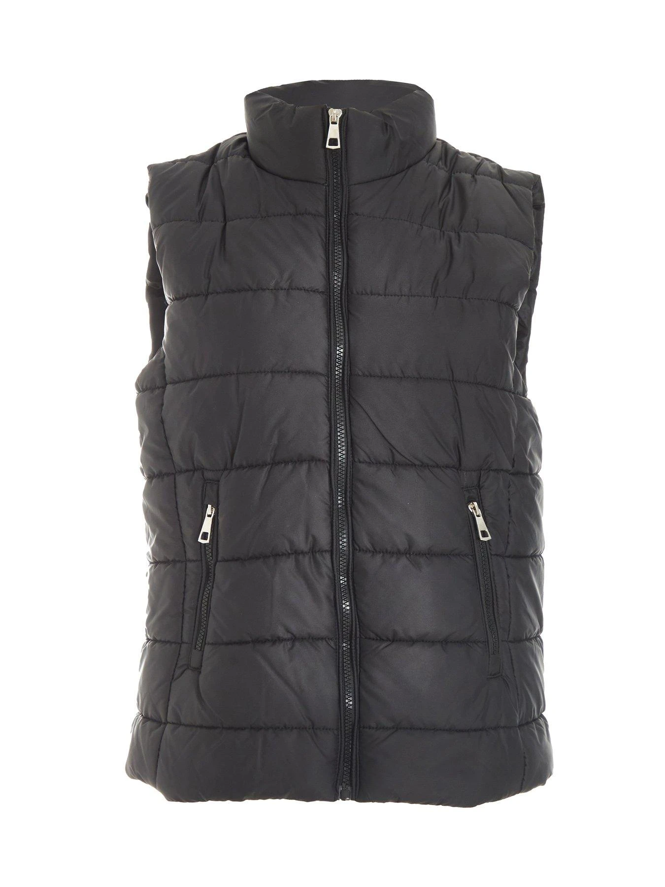 Quiz Black Padded Gilet 3 Quiz Black Padded Gilet