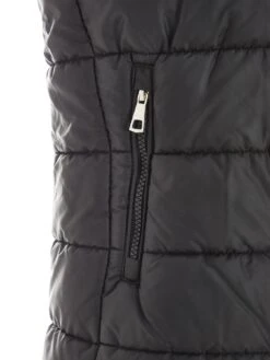 Quiz Black Padded Gilet 7 Quiz Black Padded Gilet -Modish Muse VOOO1 SQ4 0000000004 BLACK MDd