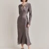 Ghost Freya Dress -Grey