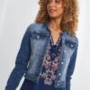 Joe Browns Essentials Denim Jacket - Blue -Modish Muse VOXOS SQ1 0000000020 BLUE MDf
