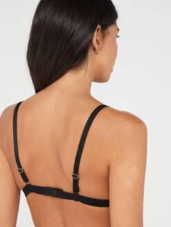 Brave Soul Ladies 3 Pack Triangle Bralettes - Black -Modish Muse VOYL1 SQ3 0000000004 BLACK MDb