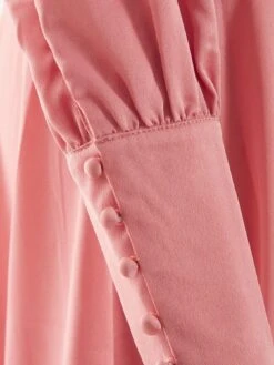 Quiz Pink Satin Long Sleeve Wrap Midi Dress -Modish Muse VP5RA SQ6 0000000367 LIGHT PINK MDd2