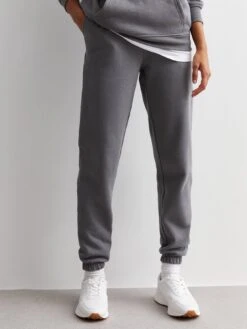 New Look Dark Grey Cuffed Joggers