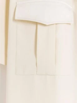 River Island Utility Satin Contrast Jacket - Cream -Modish Muse VPEWT SQ5 0000000067 CREAM MDd1