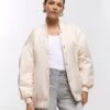 River Island Casual Bomber - Light Beige -Modish Muse VPGBX SQ1 0000001343 LIGHT BEIGE MDf