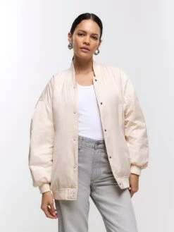 River Island Casual Bomber - Light Beige