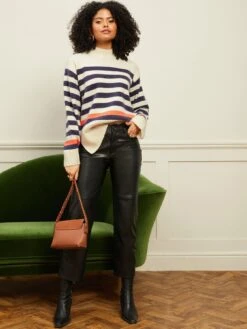 Love & Roses Button Detail Col Flash Jumper - Multi -Modish Muse VPX2I SQ3 0000000029 MULTI MDo