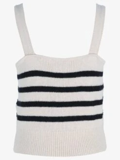 Mint Velvet Neutral Striped Knit Vest 13 Mint Velvet Neutral Striped Knit Vest -Modish Muse VQCDG SQ6 0000000108 BEIGE MDd2