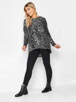 M&Co Grey Animal Jumper -Modish Muse VQGSW SQ3 0000000005 GREY MDo