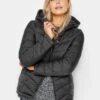 M&Co Short Quilted Padded Jacket - Black -Modish Muse VQGUG SQ1 0000000004 BLACK MDf