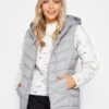 M&Co Grey Short Quilted Gilet -Modish Muse VQGXV SQ1 0000000005 GREY MDf