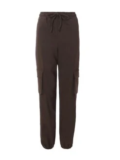 Quiz Brown Tie Waist Cargo Trousers -Modish Muse VQSPC SQ4 0000000143 BROWN MDd