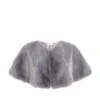 Quiz Grey Faux Fur Wrap -Modish Muse VQSRX SQ1 0000000005 GREY SLf
