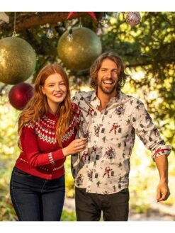 Joe Browns Joe Browns Fun And Fairisle Cardigan - Red -Modish Muse VRQ2Z SQ6 0000000017 RED MDd2