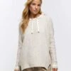 River Island Knit Hoodie - Beige -Modish Muse VRX98 SQ1 0000000108 BEIGE MDf