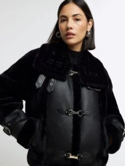 River Island Duffle Aviator - Black -Modish Muse VRXB9 SQ4 0000000004 BLACK MDd