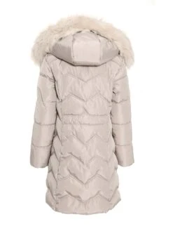 Quiz Stone Padded Faux Fur Hood Parka 12 Quiz Stone Padded Faux Fur Hood Parka -Modish Muse VSIY7 SQ5 0000000003 NATURAL MDd1