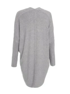 Quiz Grey Light Knit Long Cardigan -Modish Muse VSIZ7 SQ5 0000000005 GREY MDd1