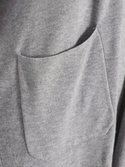 Quiz Grey Light Knit Long Cardigan -Modish Muse VSIZ7 SQ6 0000000005 GREY MDd2