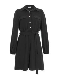 Quiz Black Skater Shirt Dress -Modish Muse VSJ0O SQ4 0000000004 BLACK MDd