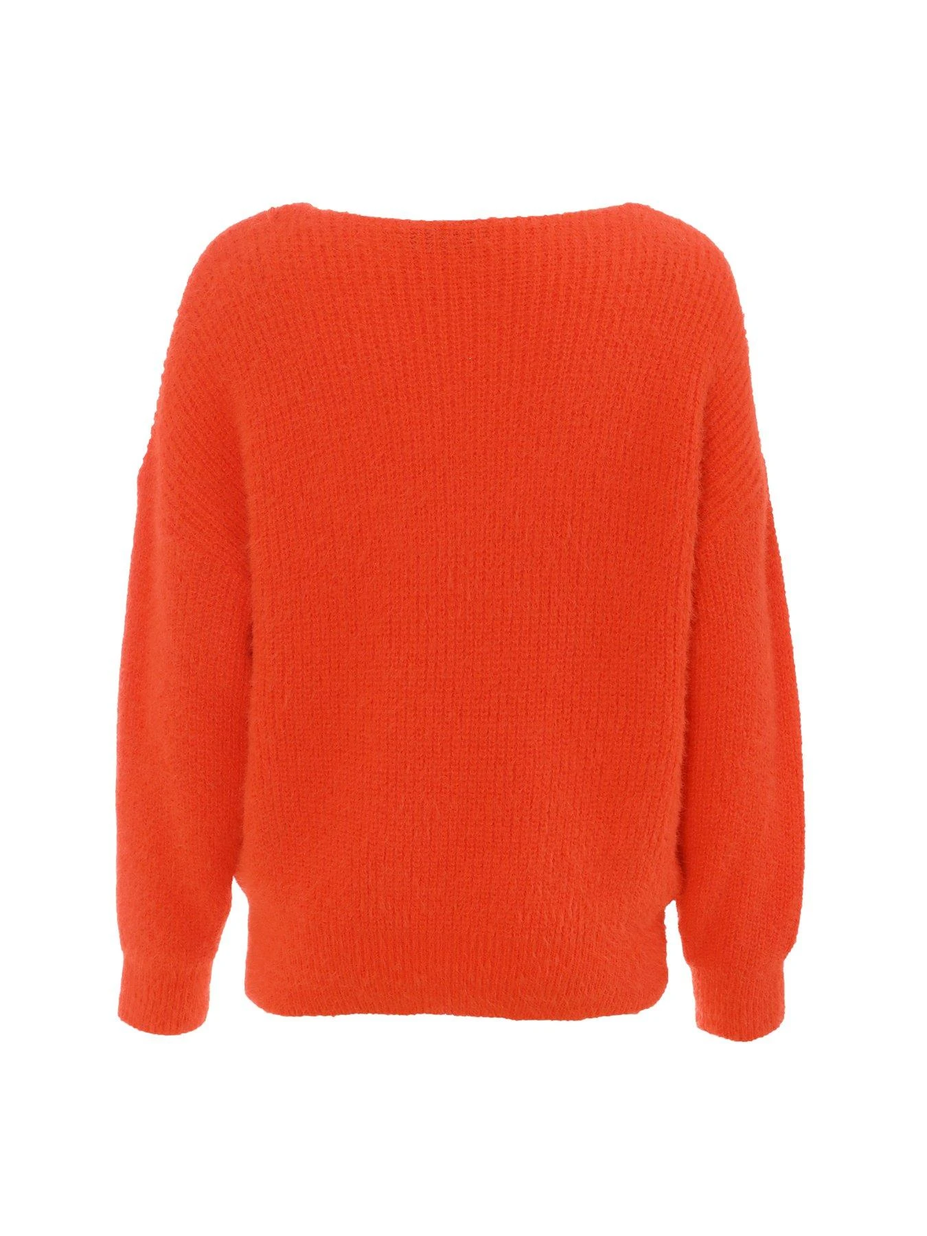 Quiz Orange Knit Fluffy Jumper 7 Quiz Orange Knit Fluffy Jumper - Image 5