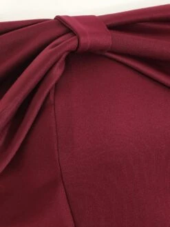 Quiz Curve Curve Berry Bardot Bow Midi Dress 13 Quiz Curve Curve Berry Bardot Bow Midi Dress -Modish Muse VSNGN SQ6 0000000315 DARK RED MDd2